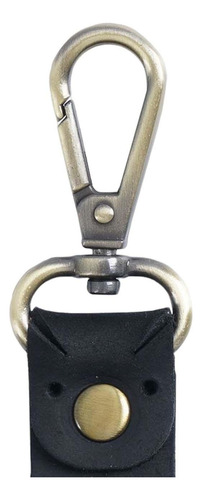 2 Llavero De Cuero A La Moda, Soporte Para Llavero, Negro