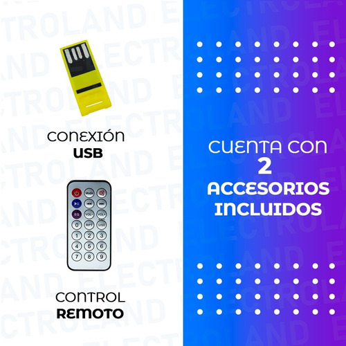 Imagen 4 de 10 de Bola Led Rgb Audioritmica Usb Sd Luz + Parlantes Pendrive