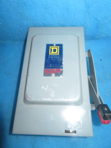 Nos Square D Hu-361 Series E1 Safety Switch + 1 Year War Ssa
