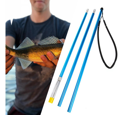 Arpón Telescópico De Púas, Lanzas De Pesca Azul