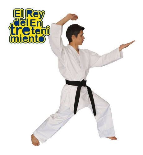 Imagen 4 de 6 de Traje Completo Uniforme De Karate Kimono Karategui - El Rey