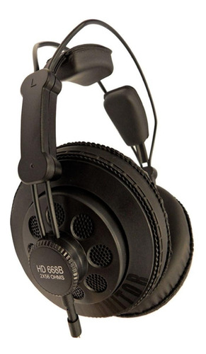 Fone de ouvido over-ear Superlux HD668B preto
