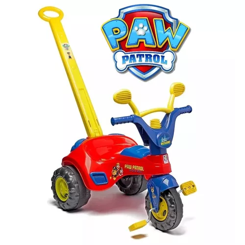 Triciclo Motoca Infantil Patrulha Canina Menino - Cotiplás