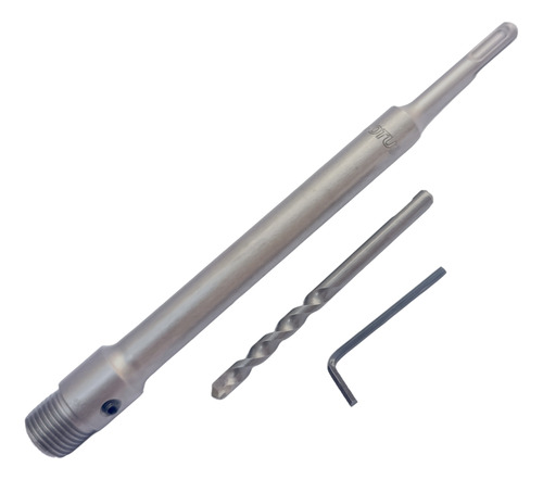 Haste Serra Copo Vídea 25cm Para Martelete Sds Plus C/ Broca
