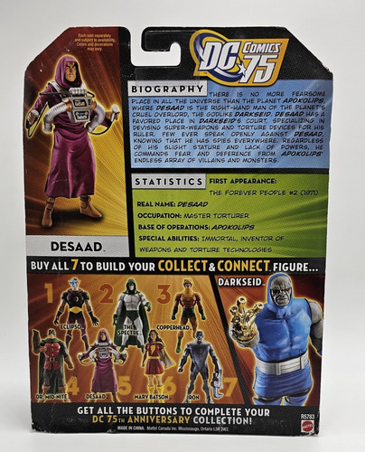 ### Mattel Dc Universe Classics Wave 12 Desaad 75 Years ###