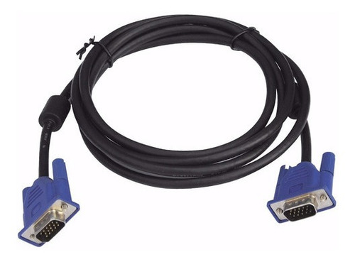 Puntotecno - Cable Vga Macho - Macho 5 Mts Negro