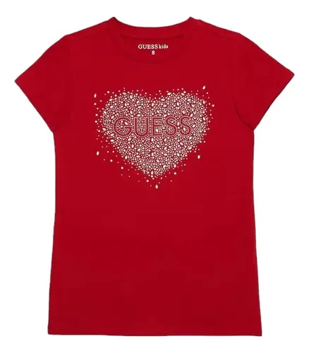 Playera guess roja best sale