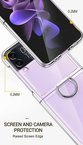 Para Samsung Galaxy Z Flip 5/z4/z3 Funda De Teléfono Slim*/