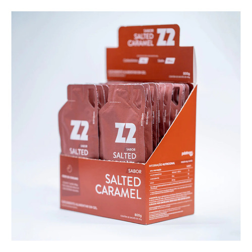 Suplementos Em Gel Energy Z2 Z2+z2n 10 Sachês Sabor Caramelo Salgado