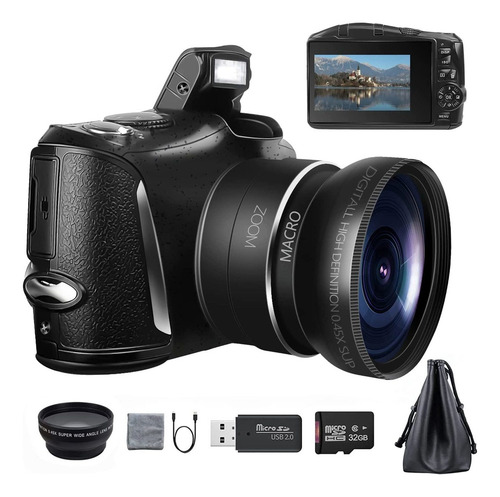 Câmera Digital De 48 Mp 4k Para Vlog