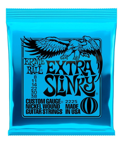 Encordado Para Guitarra Eléctrica Ernie Ball 2225 (8-38)