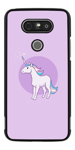 Fundas Protector Uso Rudo Para LG Unicornio Moda Mujer 01