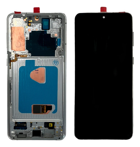 Pantalla C/marco Compatible Con Samsung S21+ 5g Amoled