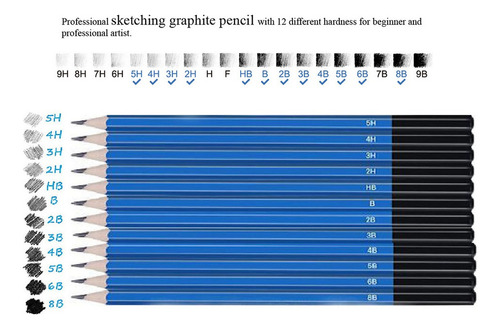 Juego De Lápices De Colores De 95 Piezas, Lápices De Dibujo