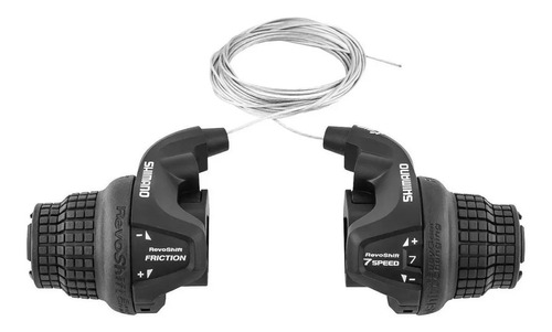 Cambios Tipo Moto Shimano 7 Velocidades Revoshifter Palancas