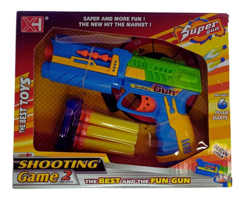 Lançador De Dardos Nerf Super Gun