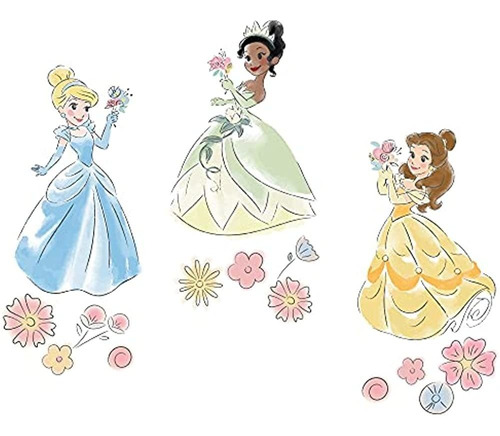 Calcomanías De Pared De Princesas Disney