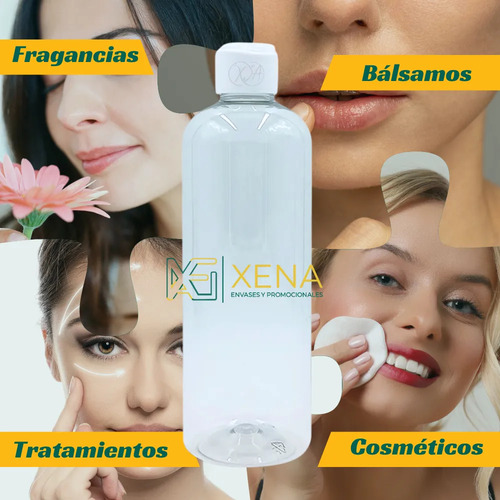 Envases Botellas De Plastico 500 Ml Con Tapa Flip Top X 15