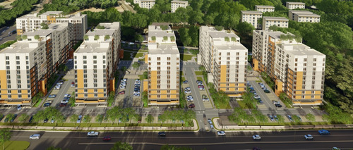 Proyecto De Apartamentos Con Plaza Comercial En El Sector Colinas Del Arroyo Ii