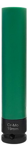 Soquete Mm 19 Drive Impact Lug Nut Soquete Fino De 1/2 Cr-m