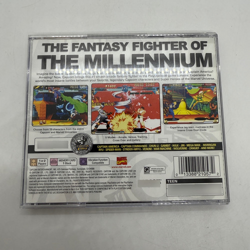 Marvel Vs Capcom Impecabl Completo En Caja Ps1 Playstation 1 (Usado)