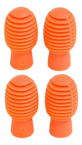 4 Peças De Silicone Drum Stick Head Luva Baqueta Capa De