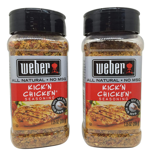 Weber Kick 'n Chicken Seasoning - 7.25 Onzas (paquete De 2)