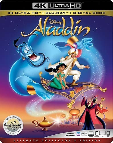 4k Ultra Hd + Blu-ray Aladdin (1992)