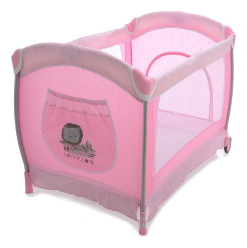 Cuna Corral Para Bebe Traveller Rosa Prinsel Cambiador Y Mosquitero