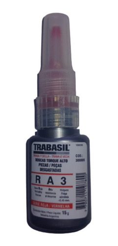 Pegamento Trabasil Ra3  Torque Medio Frasco X 15g