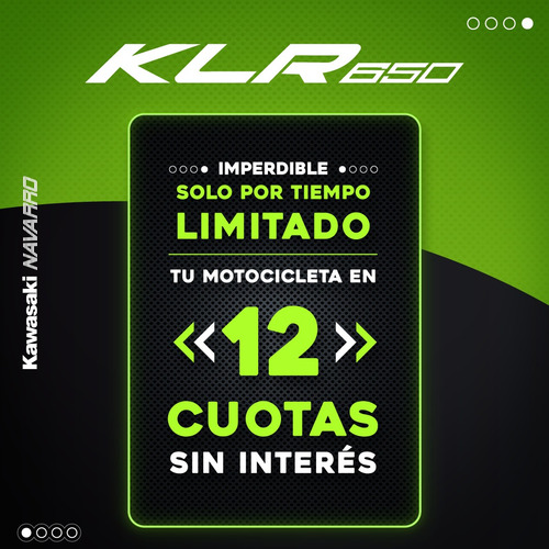 Imagen 1 de 23 de Kawasaki Klr 650 Test Drive Disponible 12 Pagos En Pesos 0%