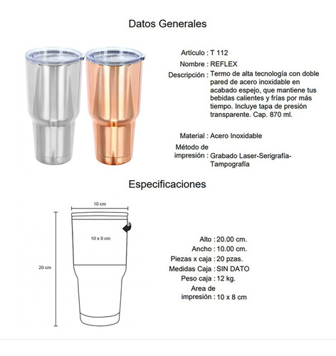 Imagen 4 de 9 de Termo Doble Pared De Acero Inox Rose Gold De 870ml