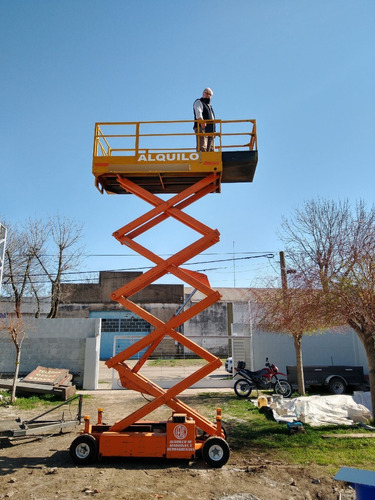 Plataforma Elevador Tijera Autopropulsado 8 Mts +2 Operario 