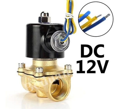 Válvula Solenoide Eléctrica 1 Pulgada 12v Nc