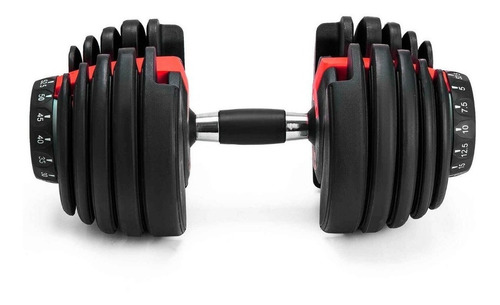 Mancuerna Ajustable Premium De 5 A 52.5 Lb Gym / Gimnasio Color Negro