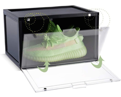 Las Cajas De Zapato De Zapatos De Plástico Transparente Apil