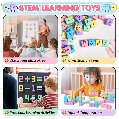 Juguete Educativo De Bloques Magnéticos Para Niños De 3 A 6