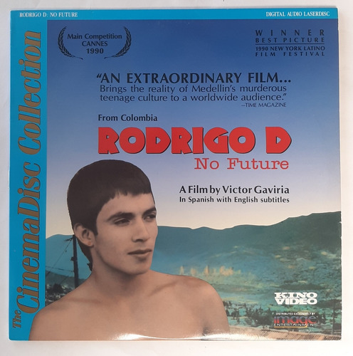 Rodrigo D No Future / Video Laser / Laser Disc / Ld 1991 