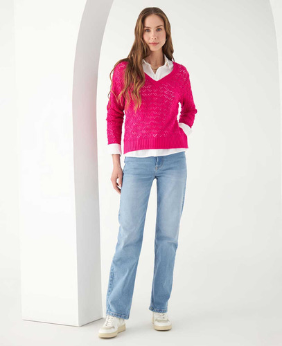 Suéter Esprit 462f101 Rosa
