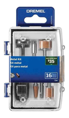 Kit 16 Accesorios Dremel Micro Kit Metal 734 Minitorno Rex