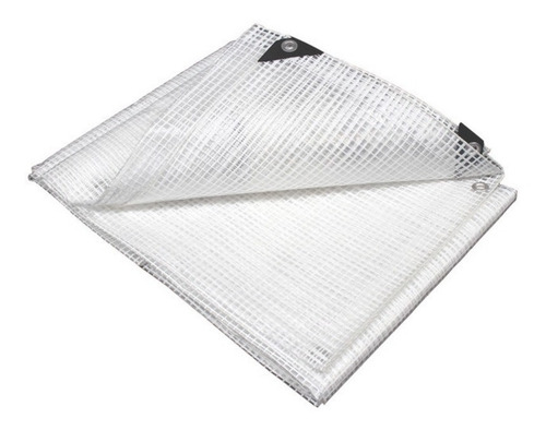 Lona Plástica Transparente Impermeável Proteção Toldo 3x3