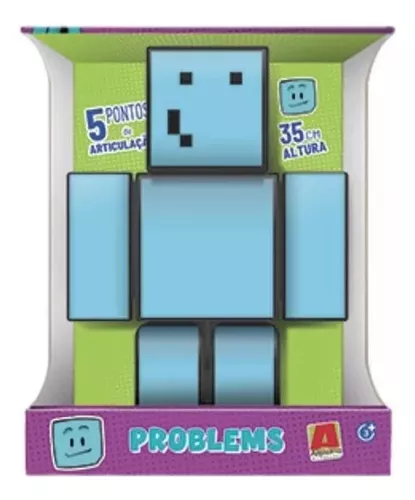 Kit c/ 6 Bonecos 35 cm Turma do Problems-Minecraft  - Algazarra - Boneco  Minecraft - Magazine Luiza