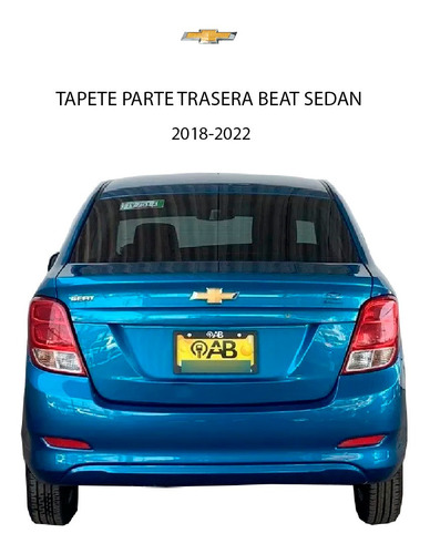 Cubretablero Parte Trasera Chevrolet Beat Sedan 2018 / 2022.