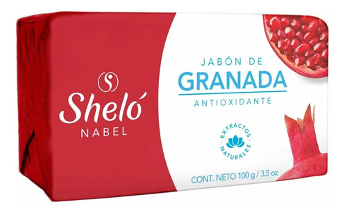 Jabón De Granada 100 Gramos Shelo, Express