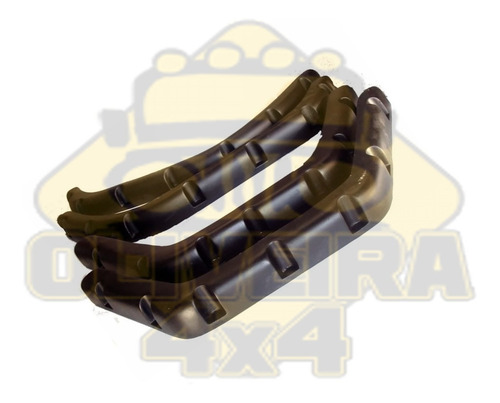 Imagem 1 de 10 de Jg Alargador Para Lama Jeep Willys Quadrado 3 Polegadas