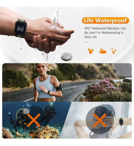 Wafa Fitness Tracker With Heart Rate Blood Pressure Monitor,