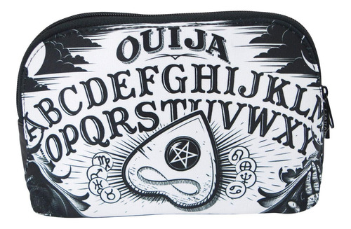 Bolsa De Maquillaje Y Afeitado Negra Para Halloween Goth