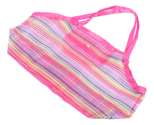 Bolsa De Playa Portátil De Juguete De Playa De Color Arcoíri
