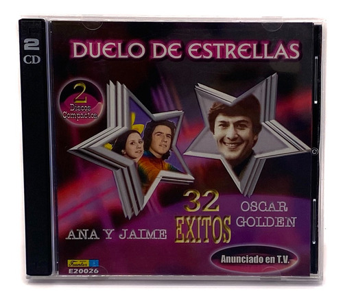 Set 2 Cd´s Duelo De Estrellas Ana & Jaime - Oscar Golden 