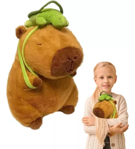 Juguetes De Peluche Capybara Mochilas De Tortugas Pequeñas